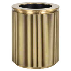 Ex - Display Ironville Planter – Brushed Gold 50Ø - Canwell Interiors Limited - Xshowhome