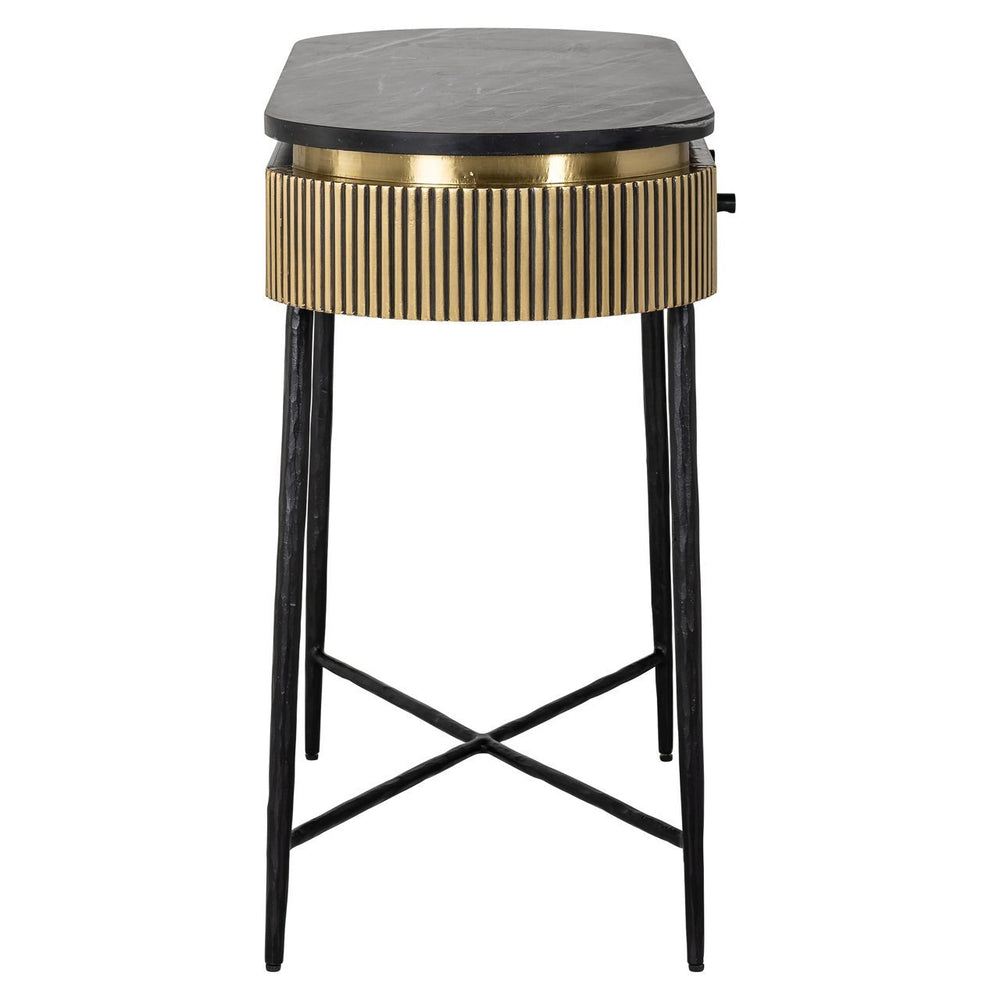 Ex - Display Ironville Sideboard – Gold, 100cm wide - Canwell Interiors Limited - Xshowhome