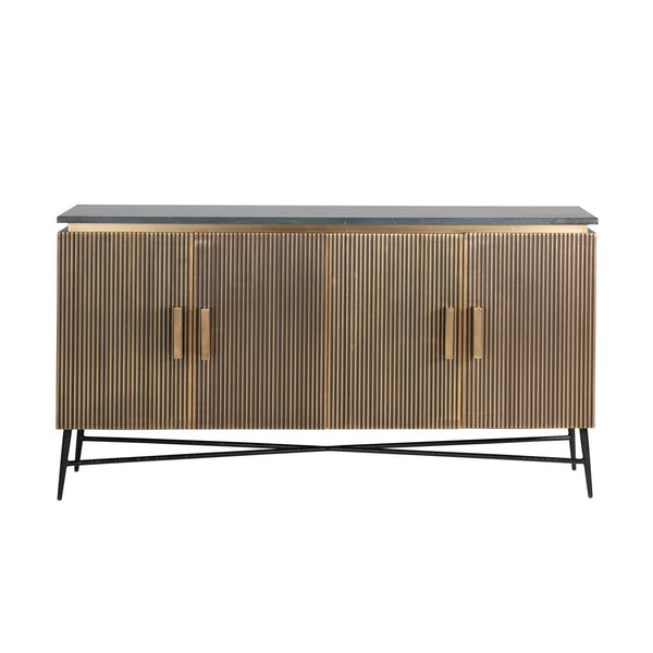 Ex - Display Ironville Sideboard – Gold, 160cm wide - Canwell Interiors Limited - Xshowhome