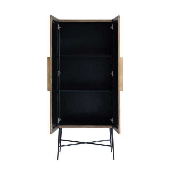 Ex - Display Ironville Storage Cabinet – Gold, 75cm wide - Canwell Interiors Limited - Xshowhome