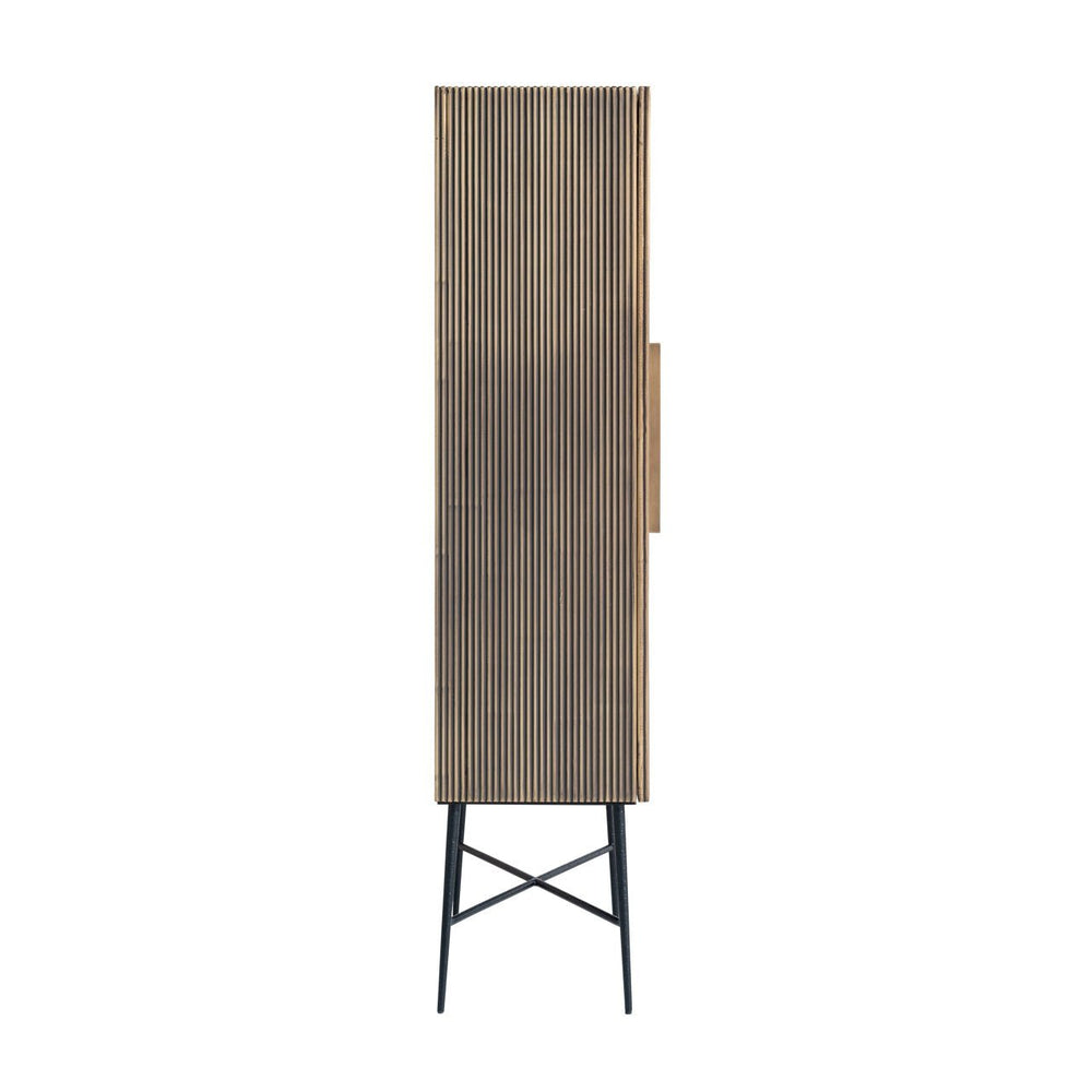 Ex - Display Ironville Storage Cabinet – Gold, 75cm wide - Canwell Interiors Limited - Xshowhome