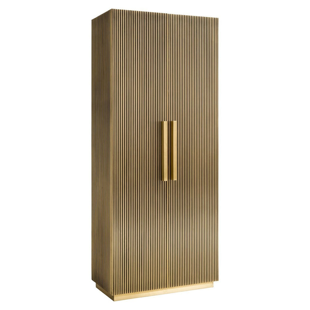 Ex - Display Ironville Storage Cabinet – Gold, 80cm wide - Canwell Interiors Limited - Xshowhome