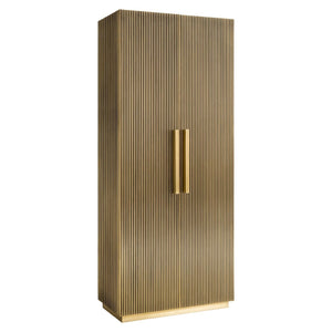 Ex - Display Ironville Storage Cabinet – Gold, 80cm wide - Canwell Interiors Limited - Xshowhome