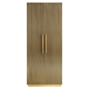 Ex - Display Ironville Storage Cabinet – Gold, 80cm wide - Canwell Interiors Limited - Xshowhome