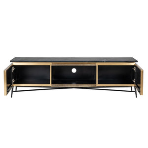 Ex - Display Ironville TV Cabinet – Gold, 170cm wide - Canwell Interiors Limited - Xshowhome