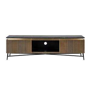 Ex - Display Ironville TV Cabinet – Gold, 170cm wide - Canwell Interiors Limited - Xshowhome