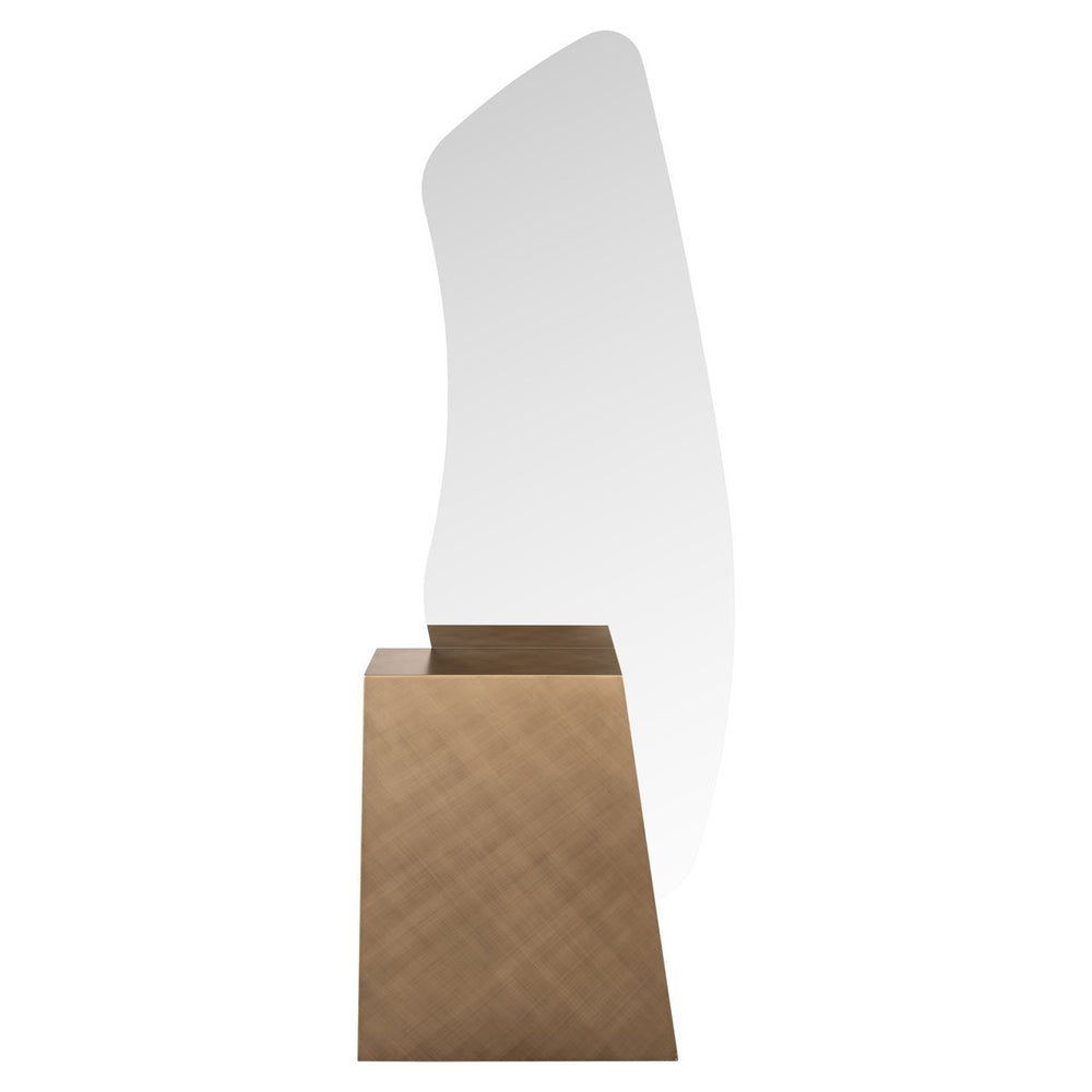 Ex-Display Mayla Mirror - Brushed Gold, 202cm tall - XShowhome Limited - Richmond