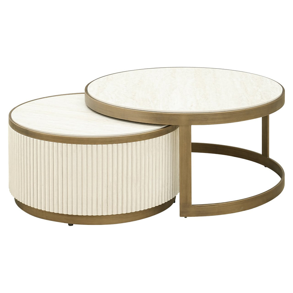 Ex - Display Tivoli Coffee Table – White (Set of 2) - Canwell Interiors Limited - Xshowhome
