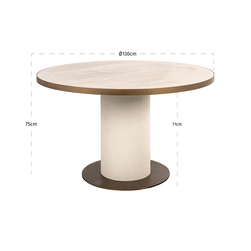 Ex - Display Tivoli Dining Table – White - Canwell Interiors Limited - Xshowhome