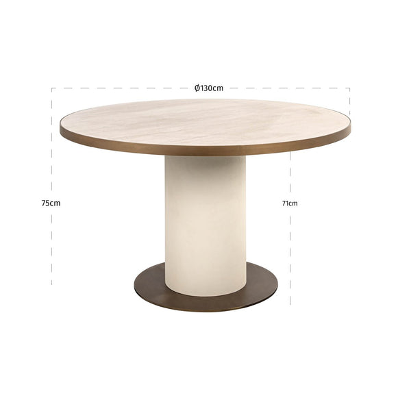 Ex - Display Tivoli Dining Table – White - Canwell Interiors Limited - Xshowhome