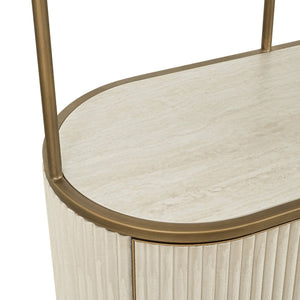Ex - Display Tivoli Storage Cabinet – White, 100cm wide - Canwell Interiors Limited - Xshowhome
