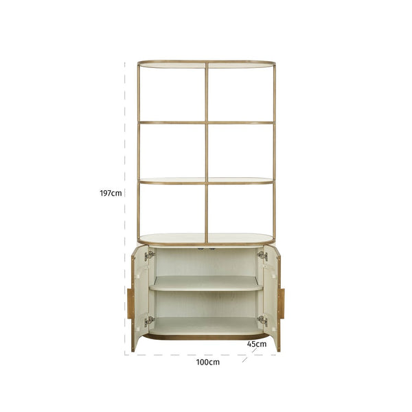 Ex - Display Tivoli Storage Cabinet – White, 100cm wide - Canwell Interiors Limited - Xshowhome