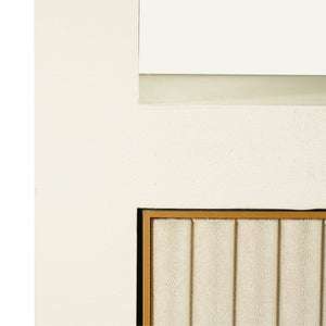 Ex - Display Tivoli Storage Cabinet – White, 90cm wide, 210cm tall - Canwell Interiors Limited - Xshowhome