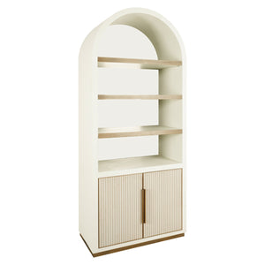Ex - Display Tivoli Storage Cabinet – White, 90cm wide, 210cm tall - Canwell Interiors Limited - Xshowhome
