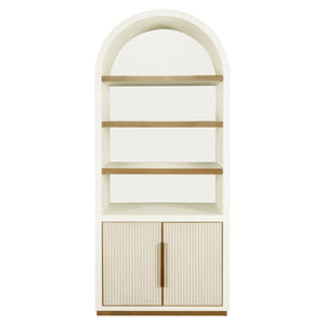 Ex - Display Tivoli Storage Cabinet – White, 90cm wide, 210cm tall - Canwell Interiors Limited - Xshowhome