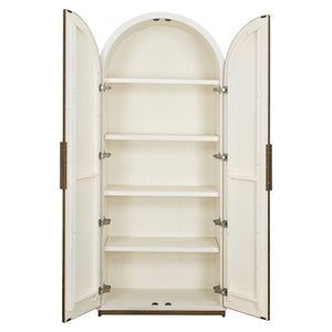 Ex - Display Tivoli Storage Cabinet – White, 90cm wide, 212cm tall - Canwell Interiors Limited - Xshowhome