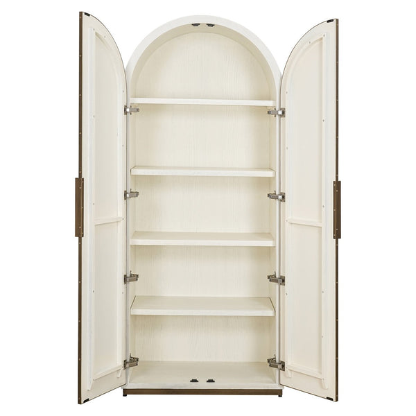 Ex - Display Tivoli Storage Cabinet – White, 90cm wide, 212cm tall - Canwell Interiors Limited - Xshowhome