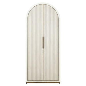 Ex - Display Tivoli Storage Cabinet – White, 90cm wide, 212cm tall - Canwell Interiors Limited - Xshowhome