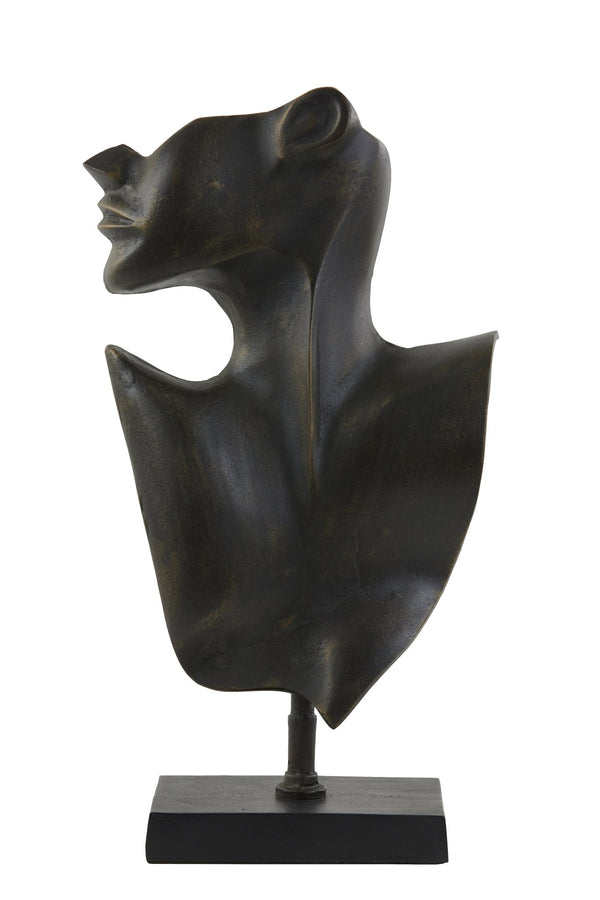 FACE Ornament - Dark Bronze-matt Black - XShowhome Limited - Light & Living