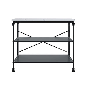 Fairmont Marble Effect Kitchen Island - Canwell Interiors Limited - Canwell