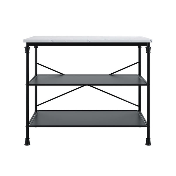 Fairmont Marble Effect Kitchen Island - Canwell Interiors Limited - Canwell