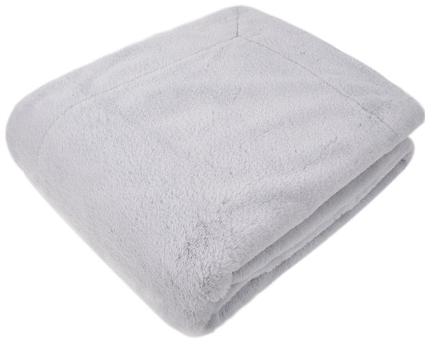 Faux Rabbit Throw Silver 150x200 - Canwell Interiors Limited - Malini
