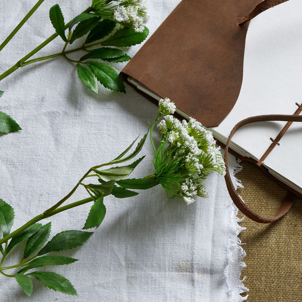 Faux White Cow Parsley Ammi - Canwell Interiors Limited - Hills