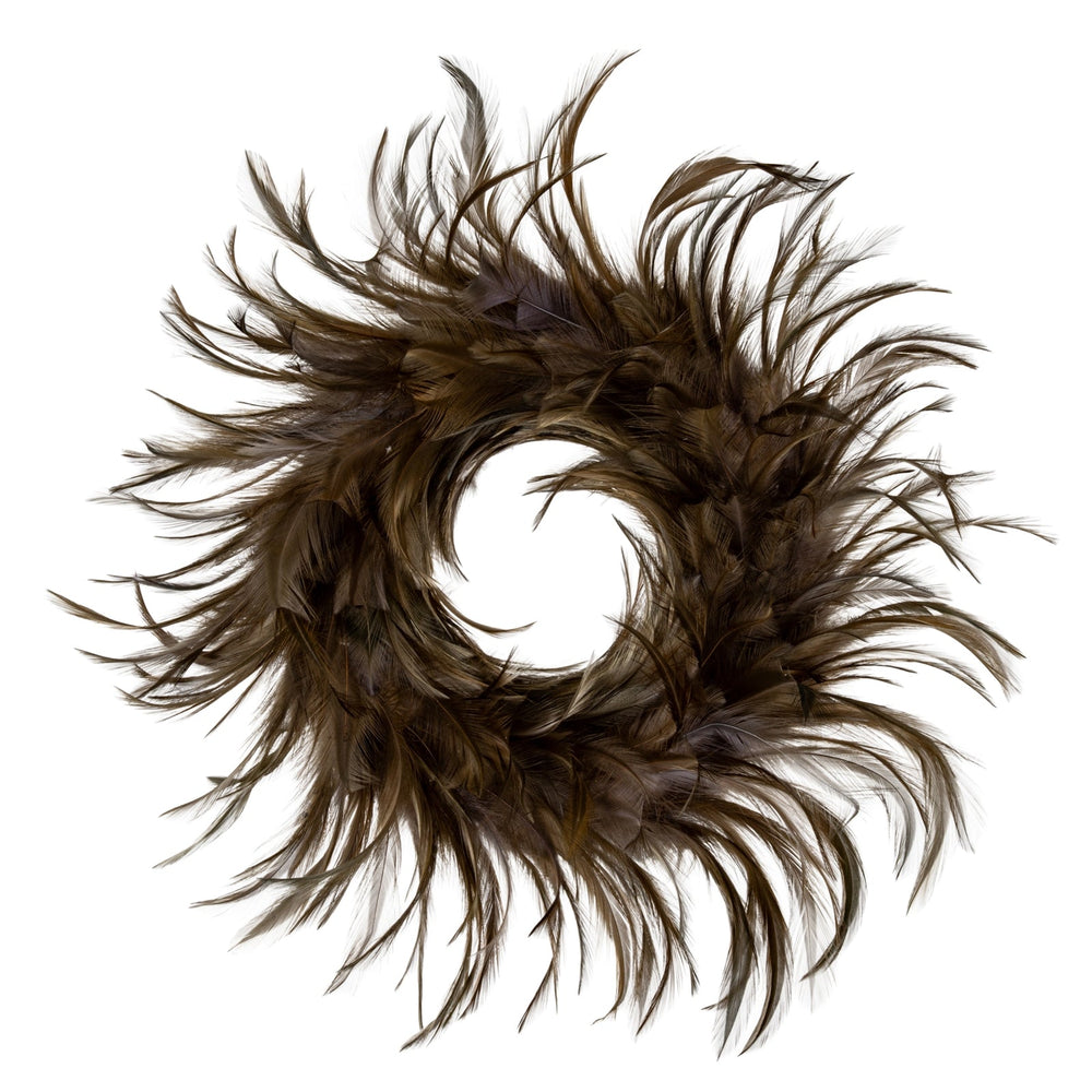 Fawn Feather Candle Wreath - Canwell Interiors Limited - Hills