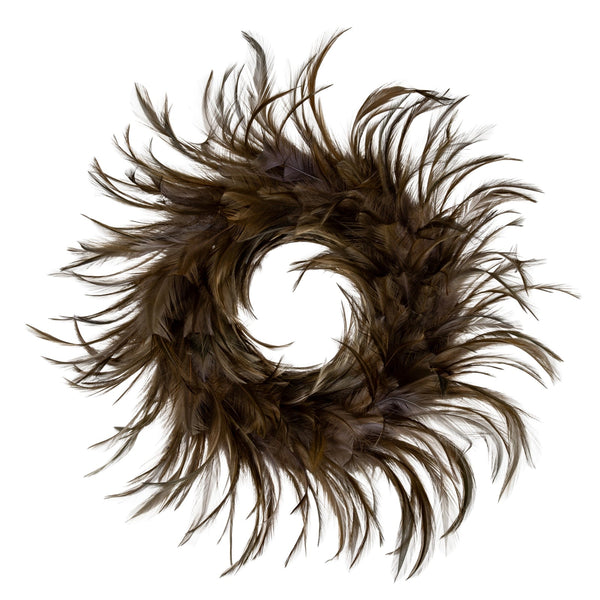 Fawn Feather Candle Wreath - Canwell Interiors Limited - Hills