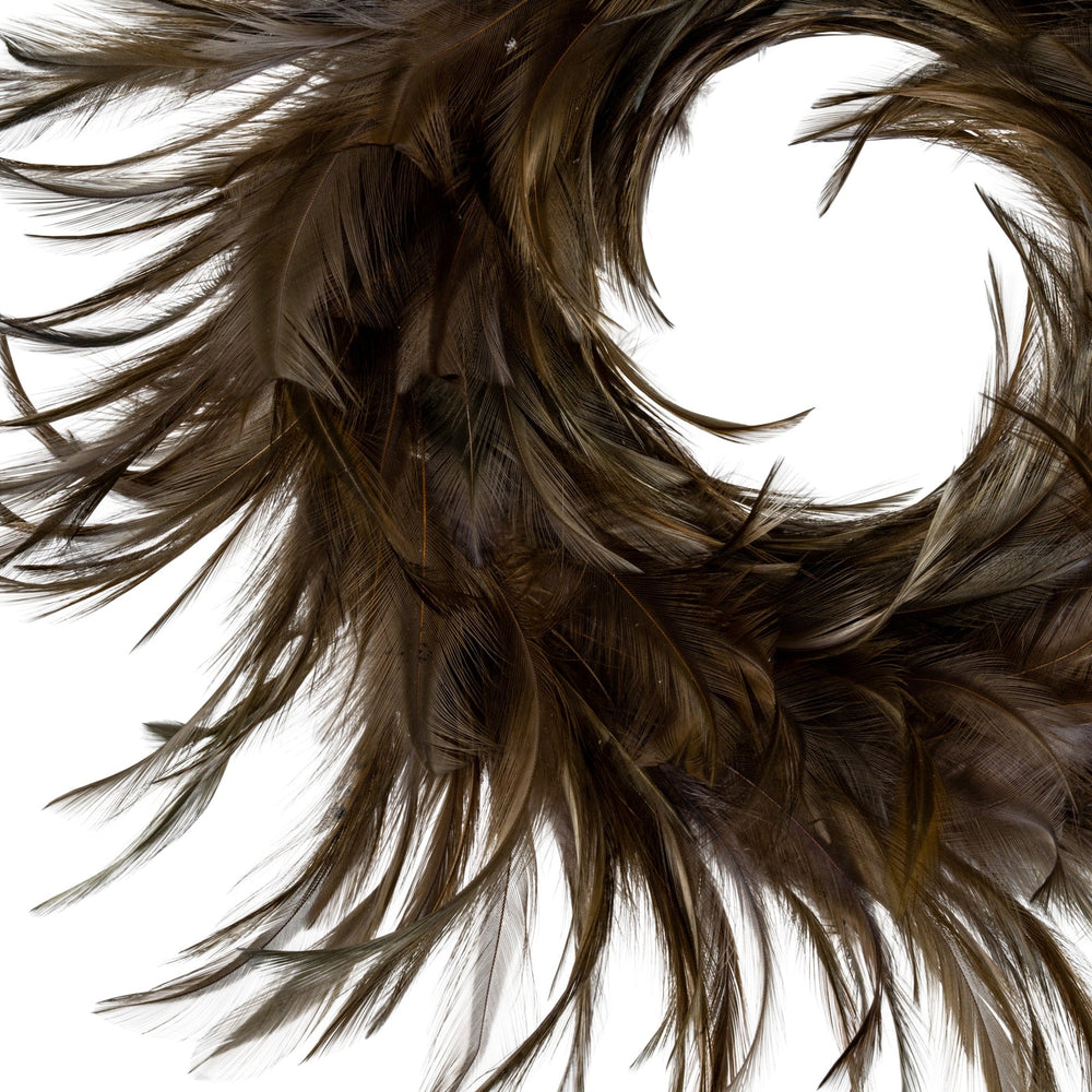 Fawn Feather Candle Wreath - Canwell Interiors Limited - Hills