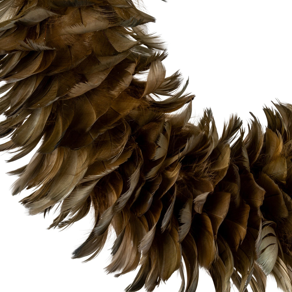 Fawn Feather Wreath - Canwell Interiors Limited - Hills