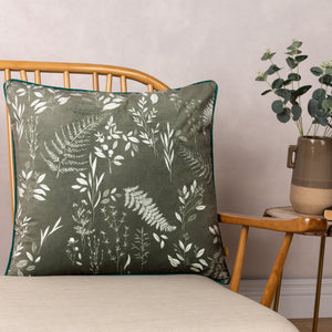 Fearne 50x50 Feather Filled Cushion Sage - Canwell Interiors Limited - Riva