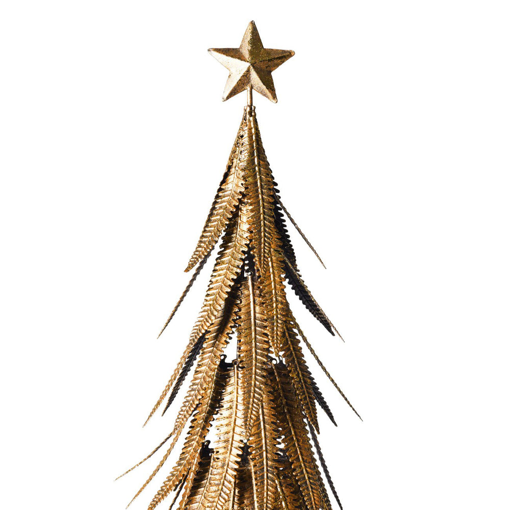 Feathered Metal Gold Tree Sculpture 57cm - XShowhome Limited - Libra