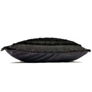 Flicker 45x45 Feather Filled Cushion Graphite - Canwell Interiors Limited - Riva