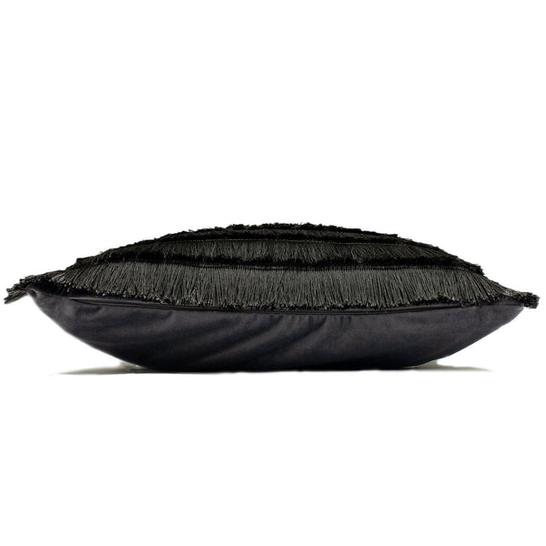 Flicker 45x45 Feather Filled Cushion Graphite - Canwell Interiors Limited - Riva