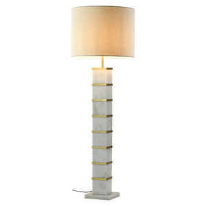 Floor lamp Celinae white including lampshade - Canwell Interiors Limited - Richmond