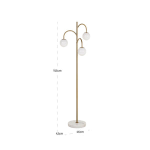 Floor lamp Janou gold - Canwell Interiors Limited - Richmond