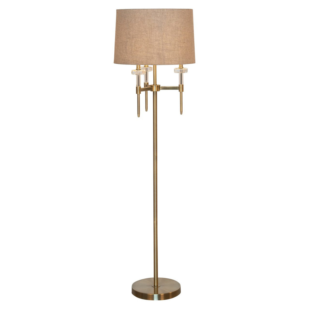 Floor lamp Josie brushed gold - Canwell Interiors Limited - Richmond