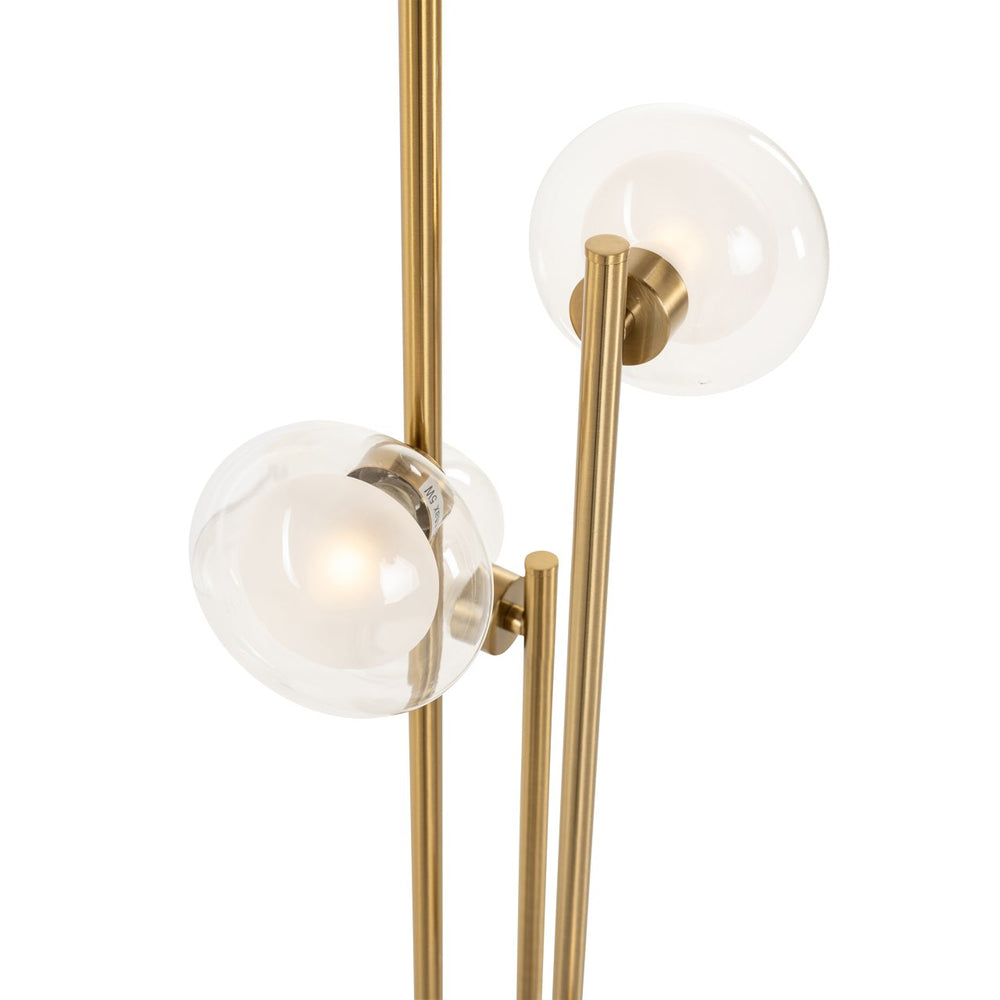 Floor lamp Luva brushed gold - Canwell Interiors Limited - Richmond