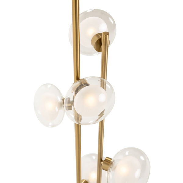 Floor lamp Luva brushed gold - Canwell Interiors Limited - Richmond