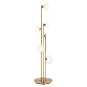Floor lamp Luva brushed gold - Canwell Interiors Limited - Richmond