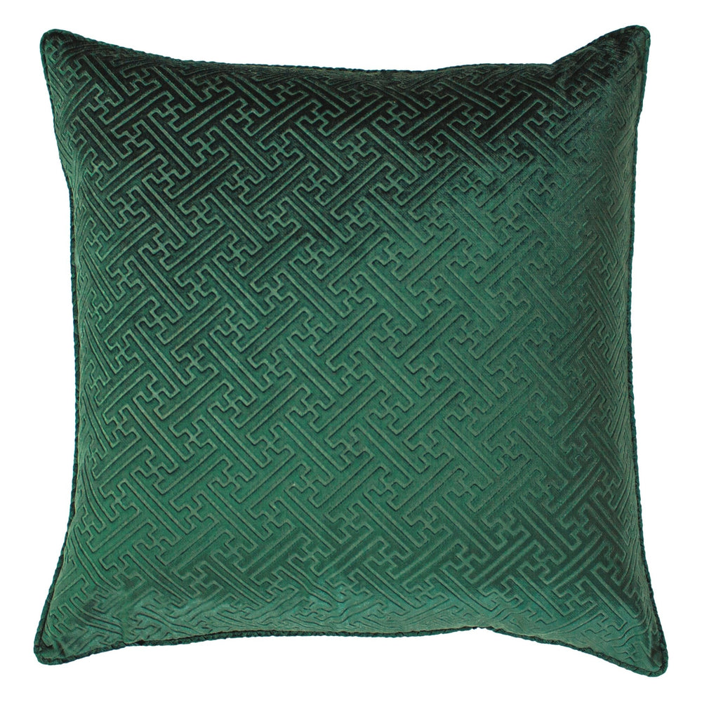 Florence 55x55 Feather Filled Cushion Emerald - Canwell Interiors Limited - Riva