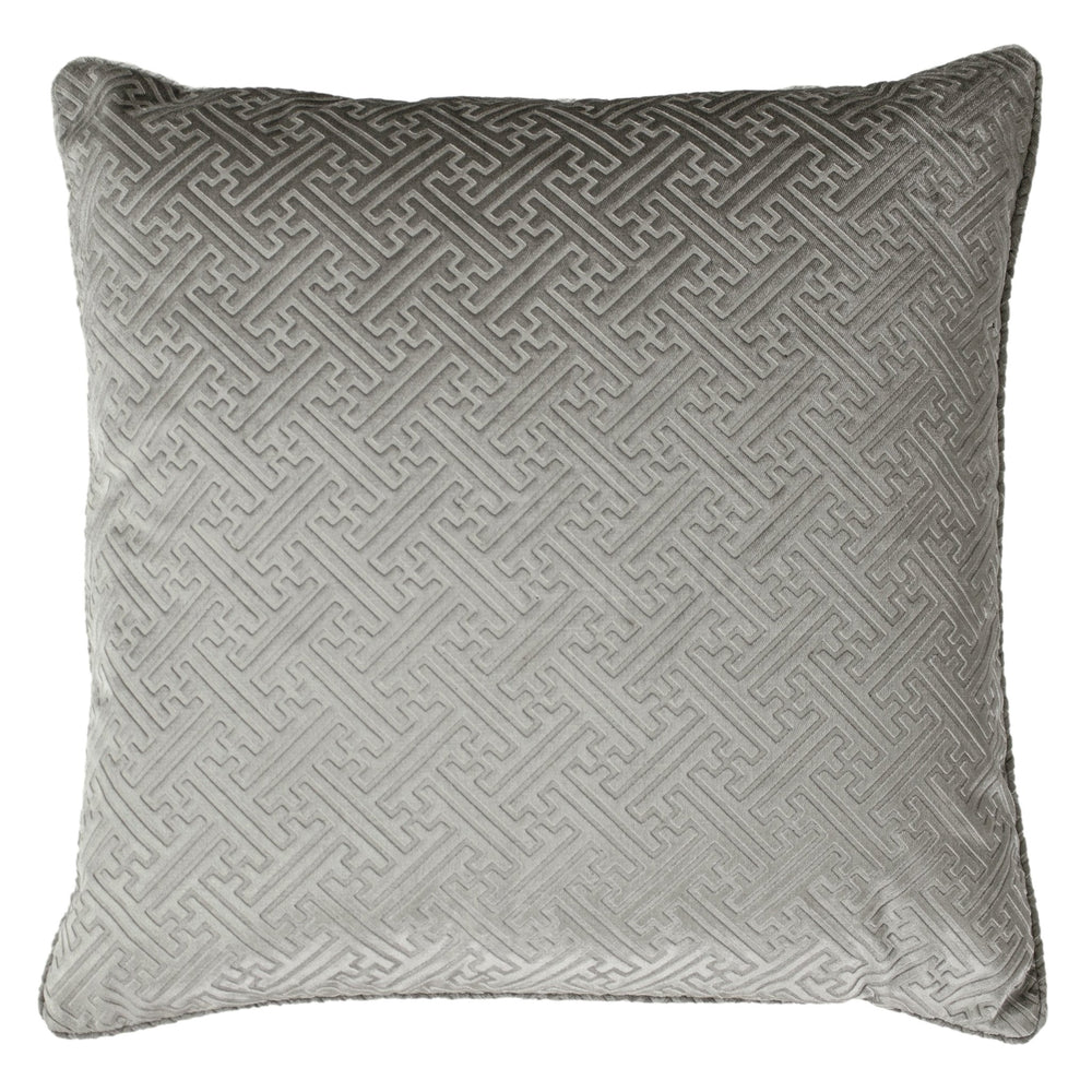 Florence 55x55 Feather Filled Cushion Silver - Canwell Interiors Limited - Riva