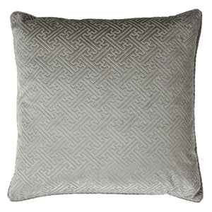 Florence 55x55 Feather Filled Cushion Silver - Canwell Interiors Limited - Riva