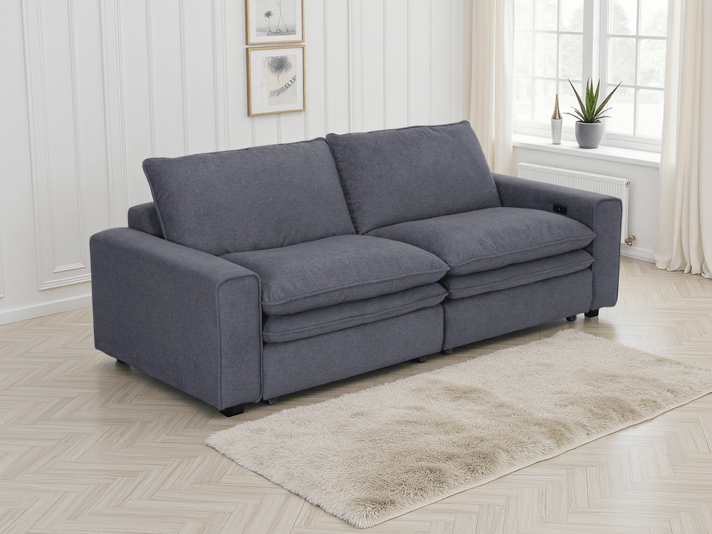 Florence Cloud Grey Electric Sofa - XShowhome Limited - Xshowhome