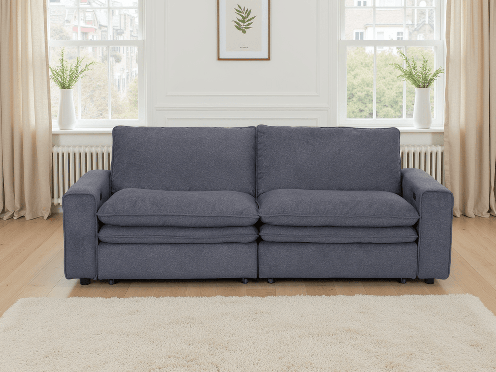 Florence Cloud Grey Electric Sofa - XShowhome Limited - Xshowhome