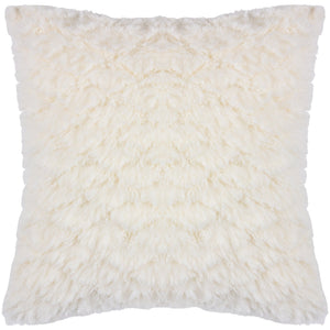 Fluff Ball 45x45 Feather Filled Cushion Dreamy Cream - Canwell Interiors Limited - Riva