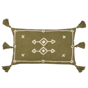 Folis 30x50 Feather Filled Cushion Khaki - XShowhome Limited - Riva