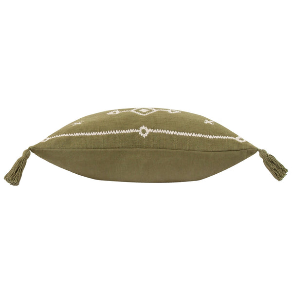 Folis 30x50 Feather Filled Cushion Khaki - XShowhome Limited - Riva