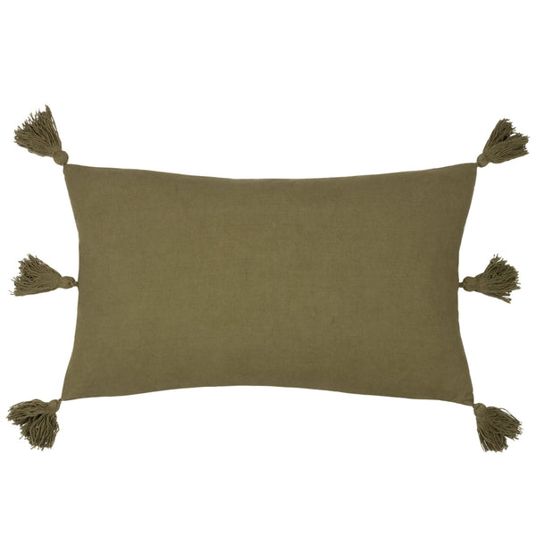Folis 30x50 Feather Filled Cushion Khaki - XShowhome Limited - Riva